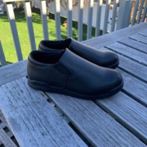 Unisex Black Laceless Nonslip Work Shoes